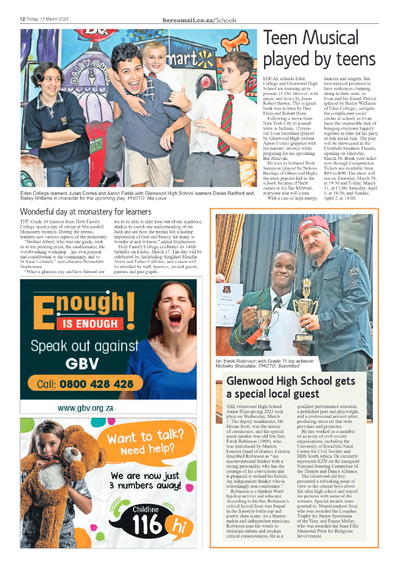 Berea Mail 17 March 2023 page 12