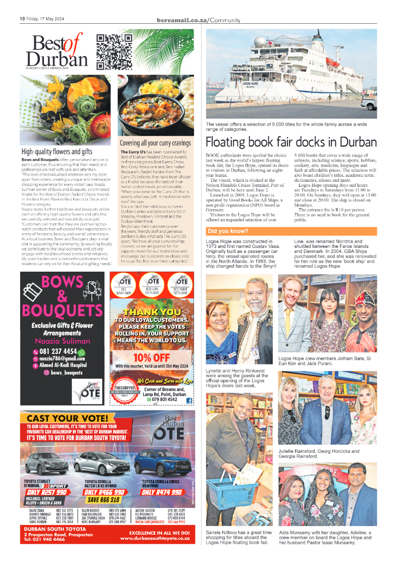 Berea Mail 17 May 2024 page 10