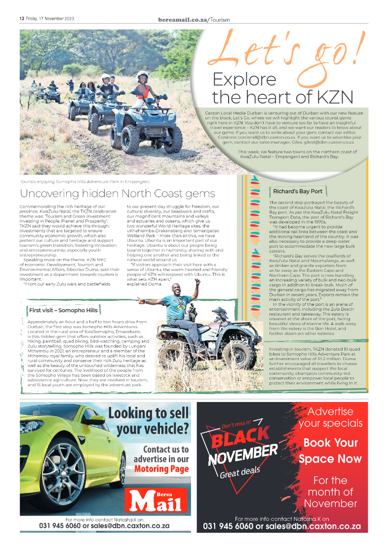 Berea Mail 17 November 2023 page 12