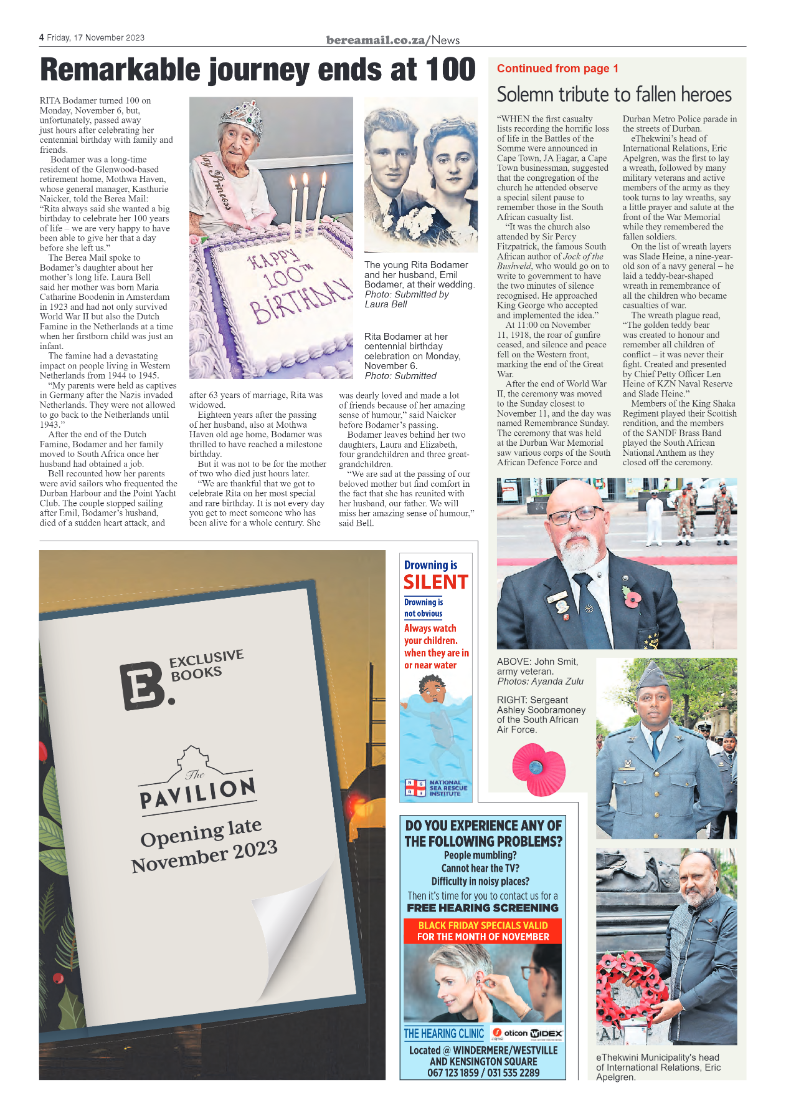 Berea Mail 17 November 2023 page 4