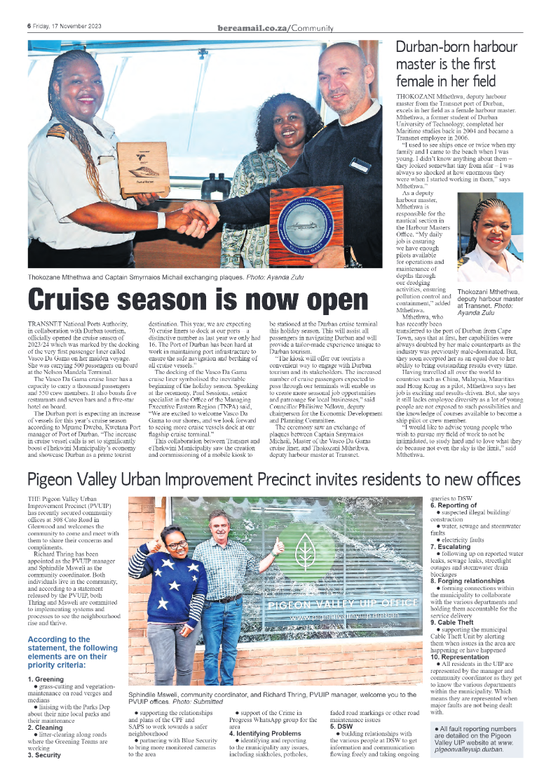 Berea Mail 17 November 2023 page 6