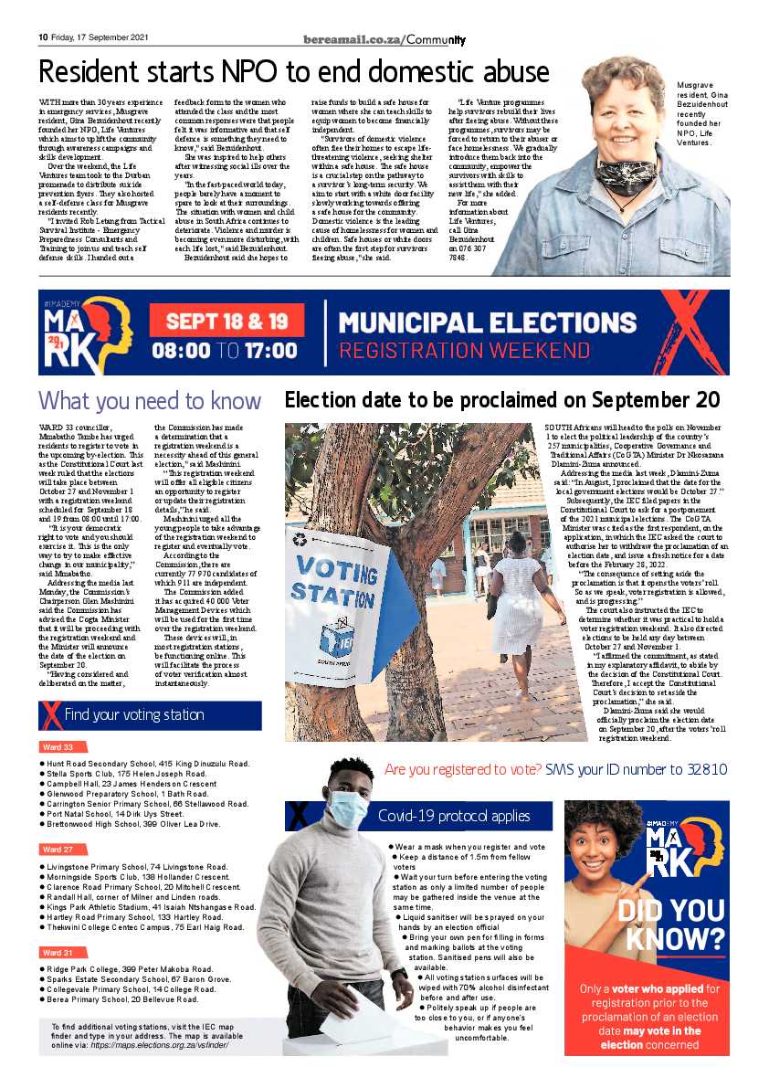 Berea Mail 17 September 2021 page 10