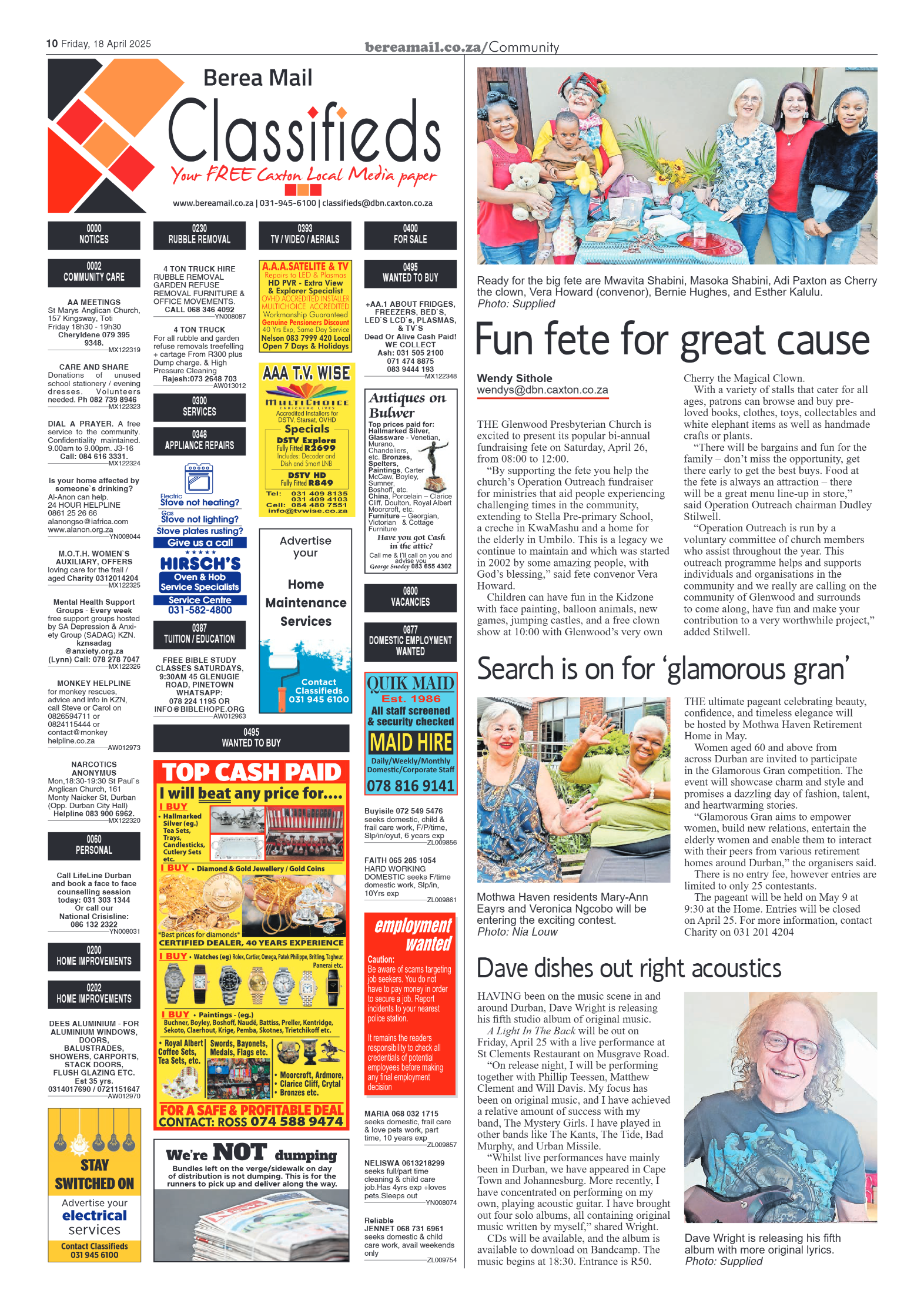 Berea Mail 18 April 2025 page 10