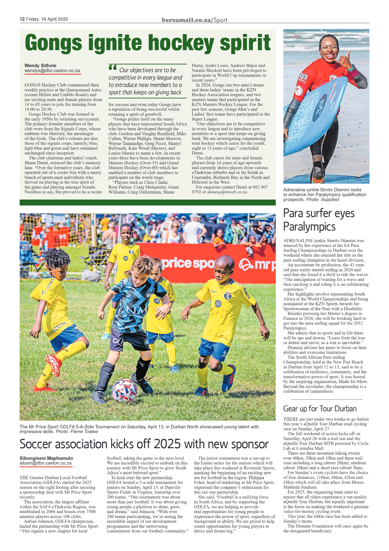 Berea Mail 18 April 2025 page 12
