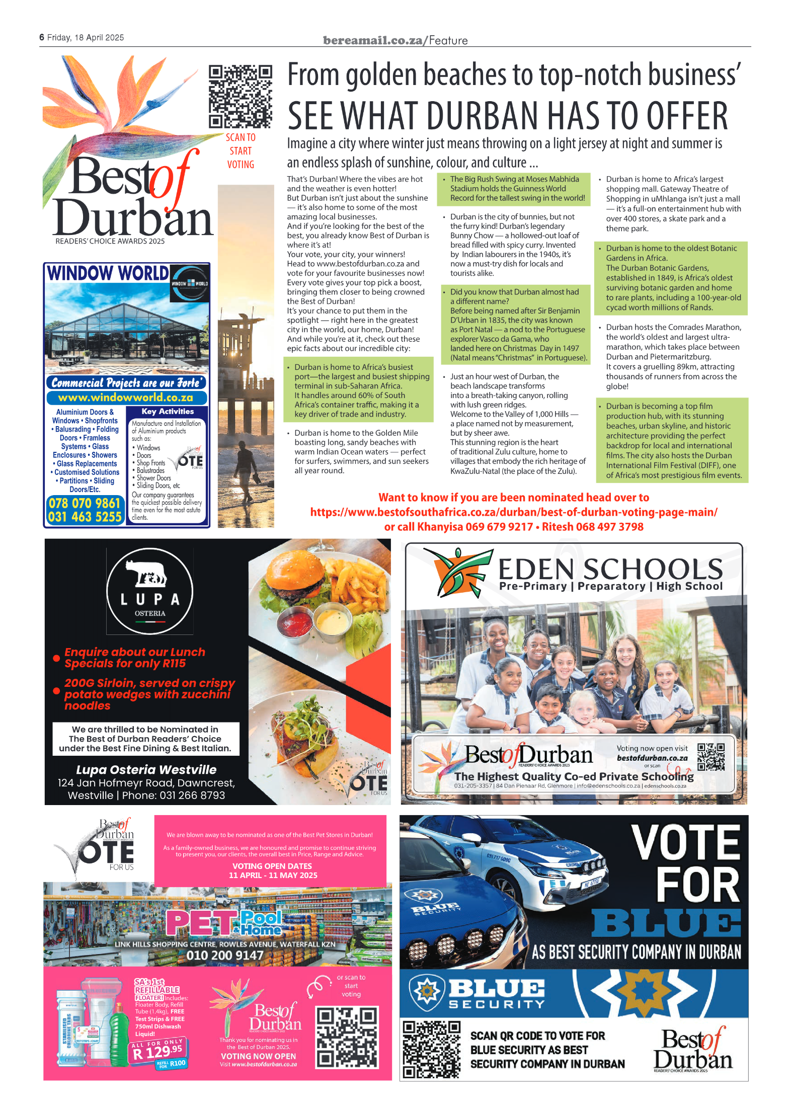 Berea Mail 18 April 2025 page 6