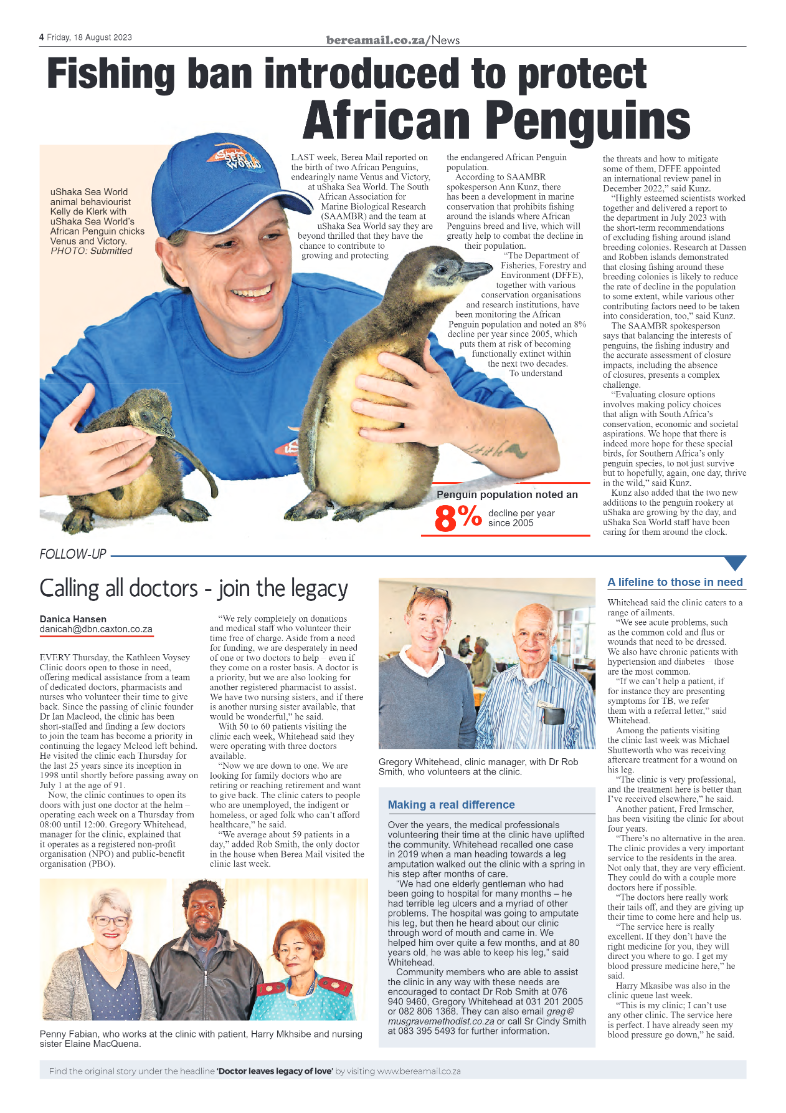 Berea Mail 18 August 2023 page 4
