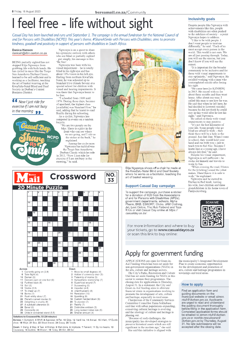 Berea Mail 18 August 2023 page 8