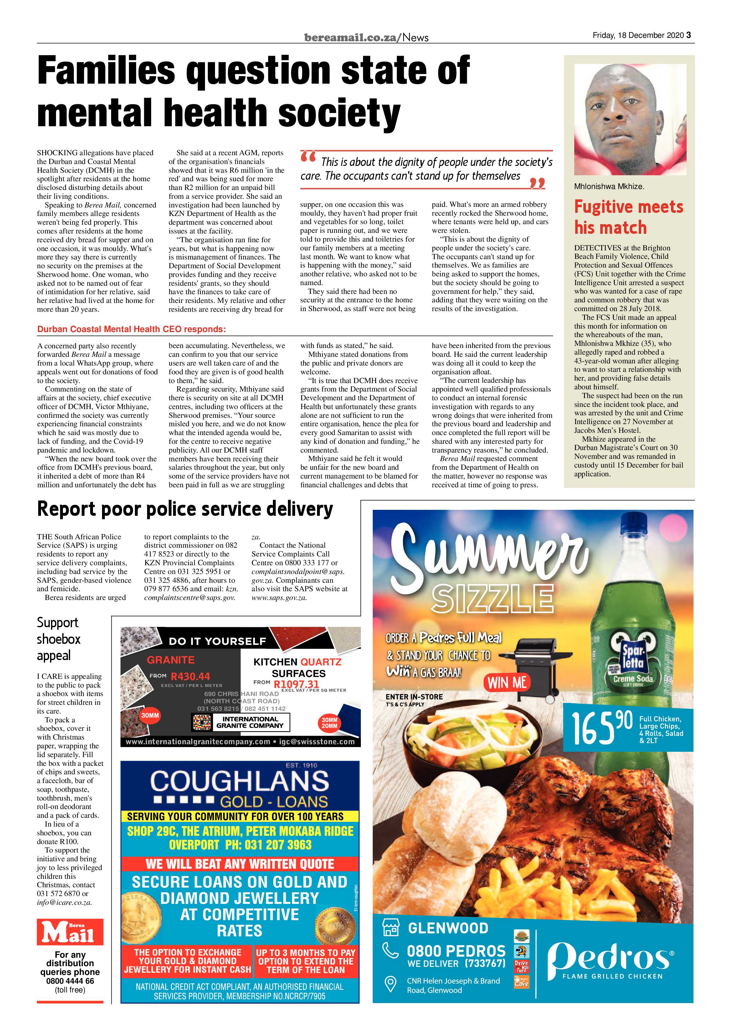 Berea Mail 18 December 2020 page 3