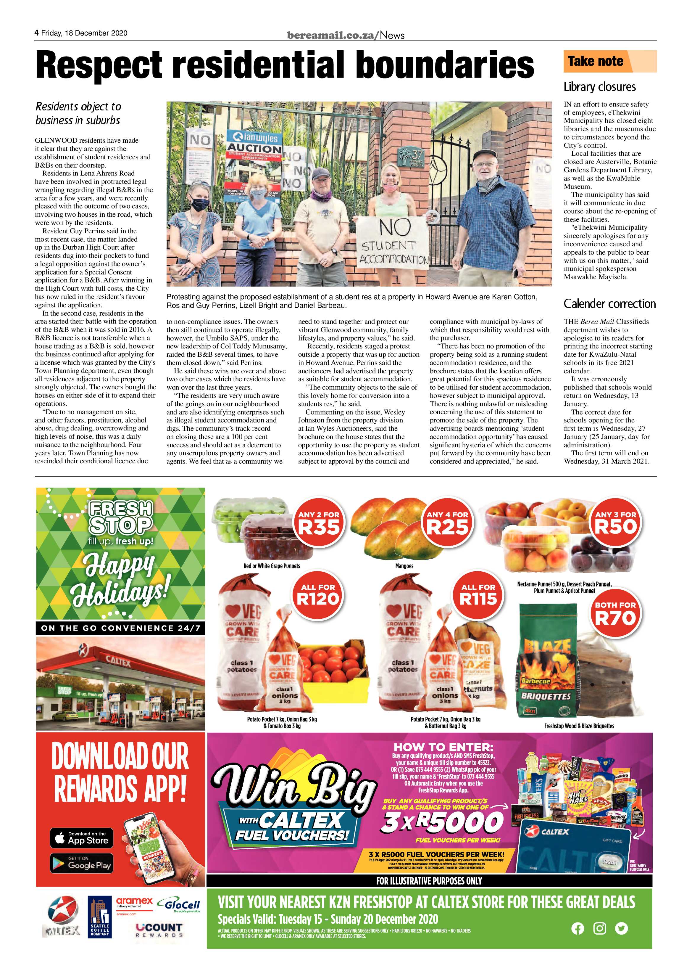 Berea Mail 18 December 2020 page 4
