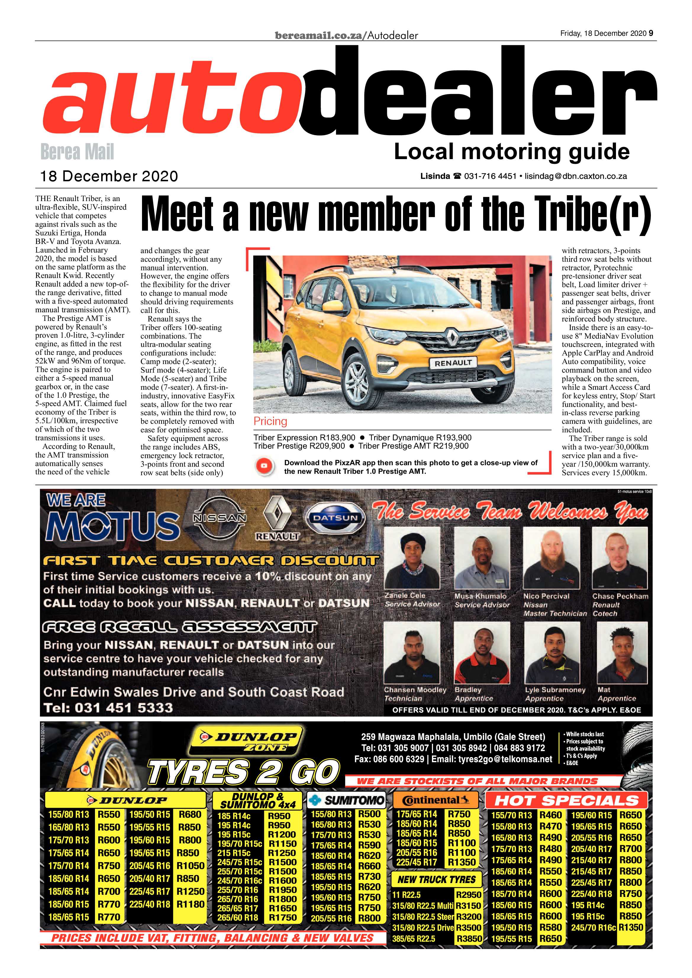 Berea Mail 18 December 2020 page 9
