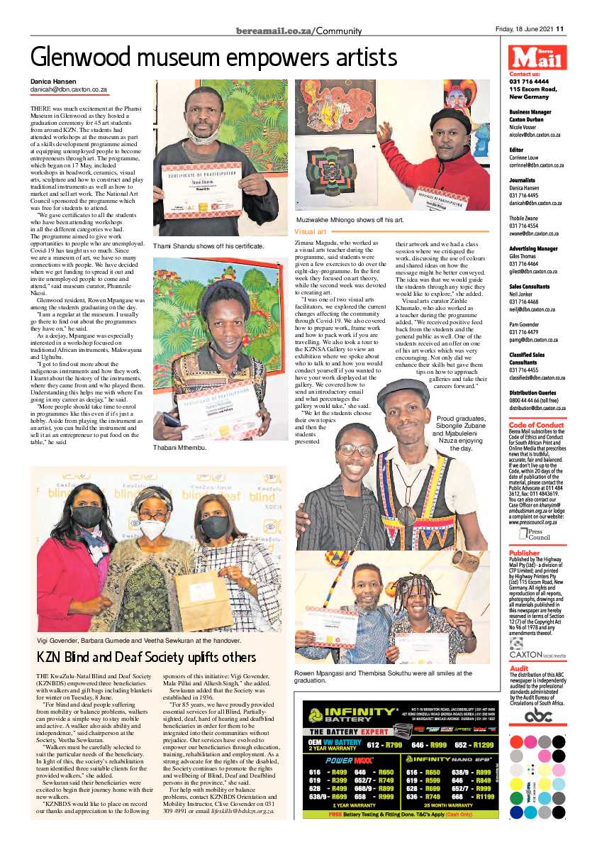 Berea Mail 18 June 2021 page 11