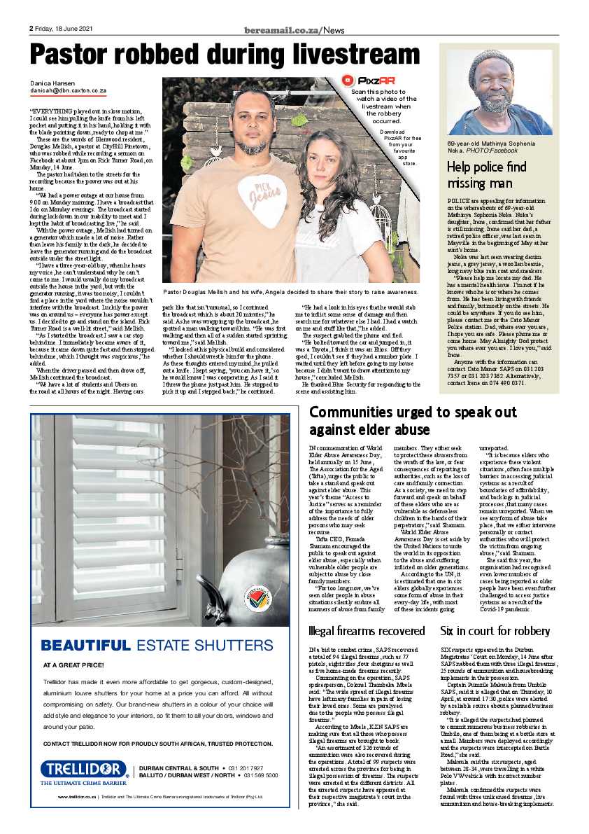 Berea Mail 18 June 2021 page 2