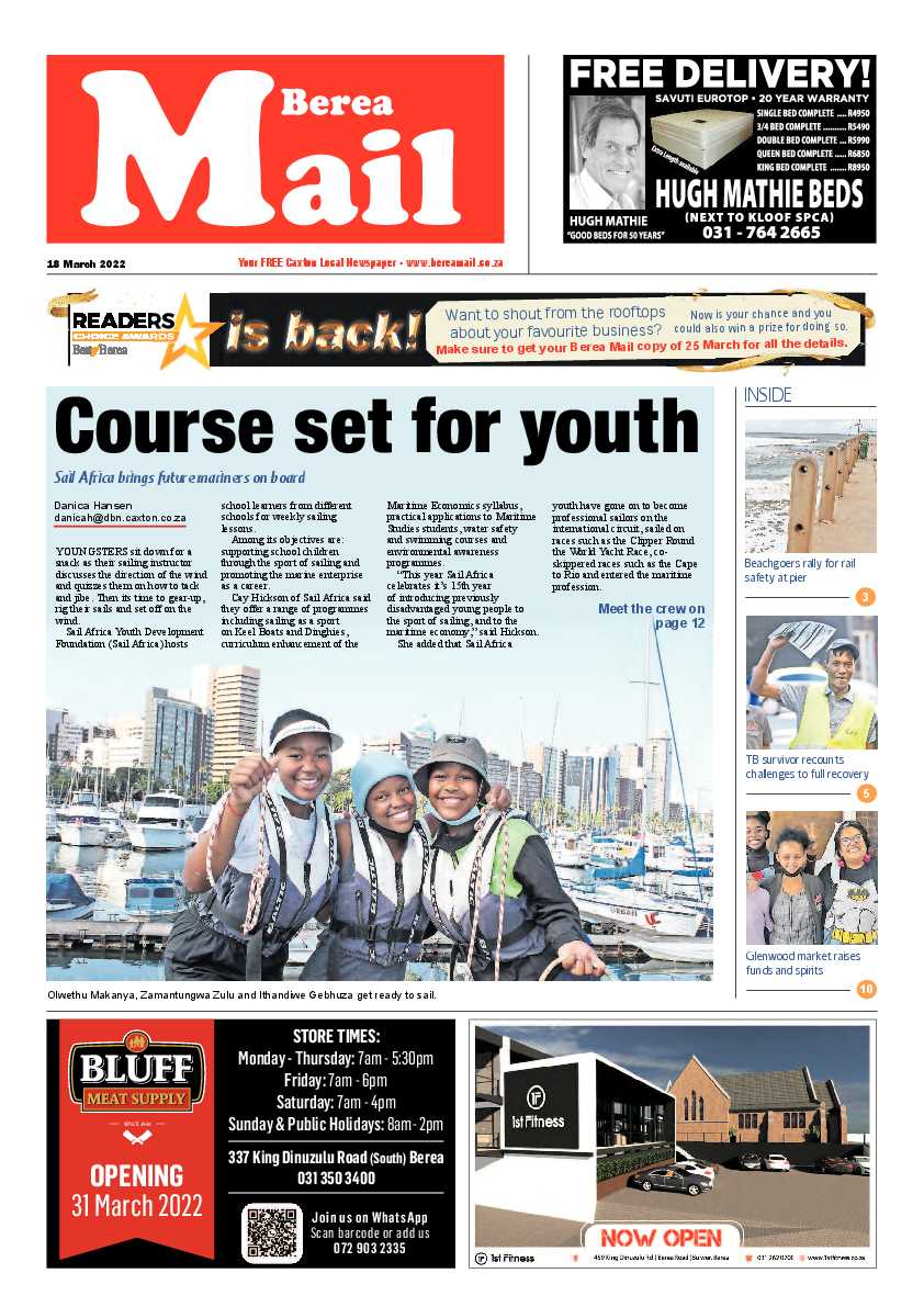 Berea Mail 18 March 2022 page 1
