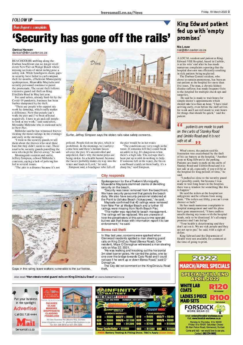 Berea Mail 18 March 2022 page 3
