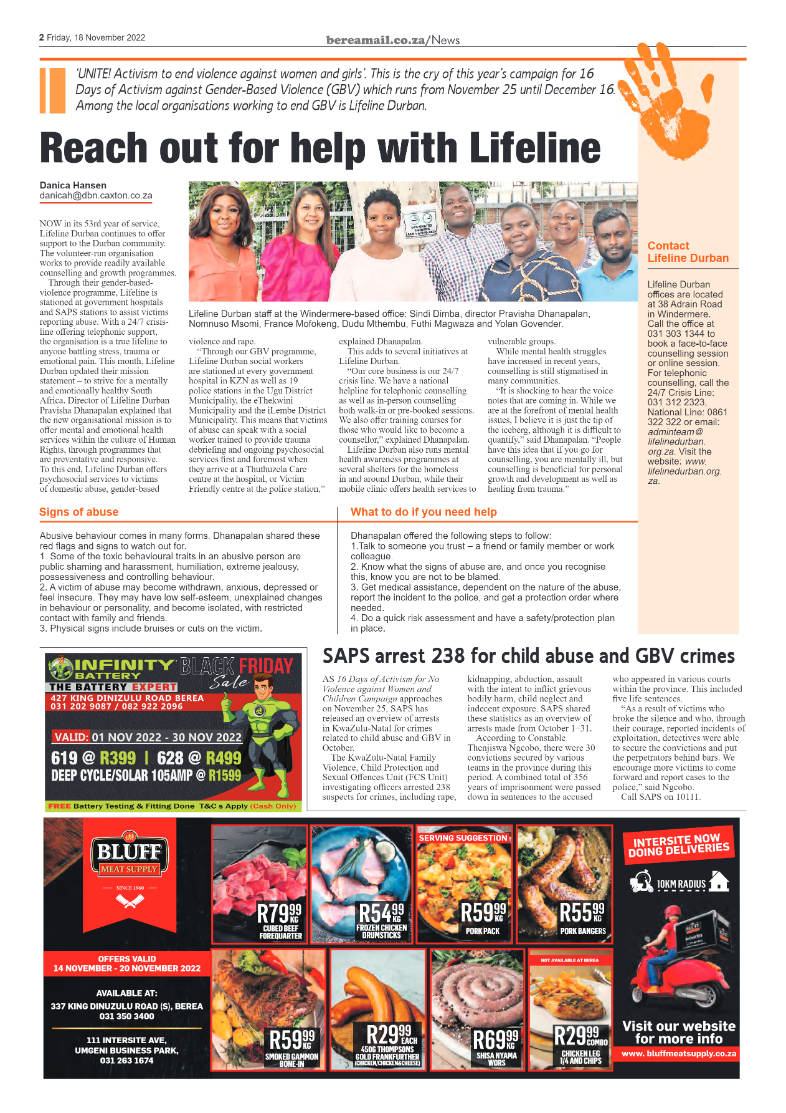 Berea Mail 18 November 2022 page 2