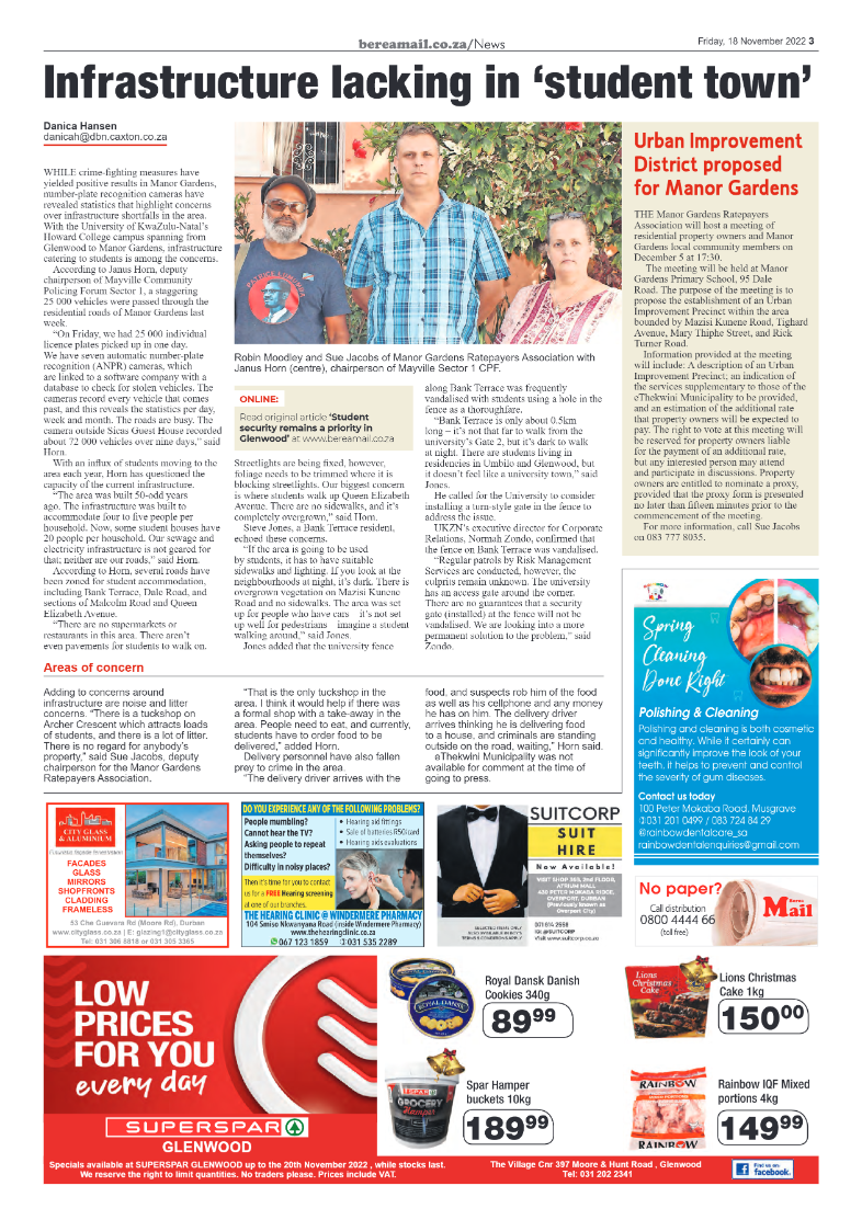 Berea Mail 18 November 2022 page 3