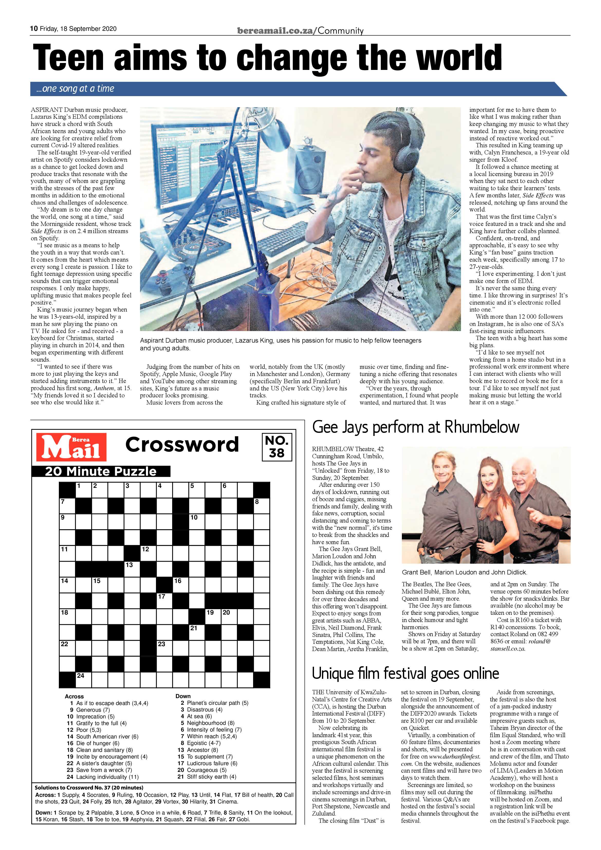 Berea Mail 18 September 2020 page 10