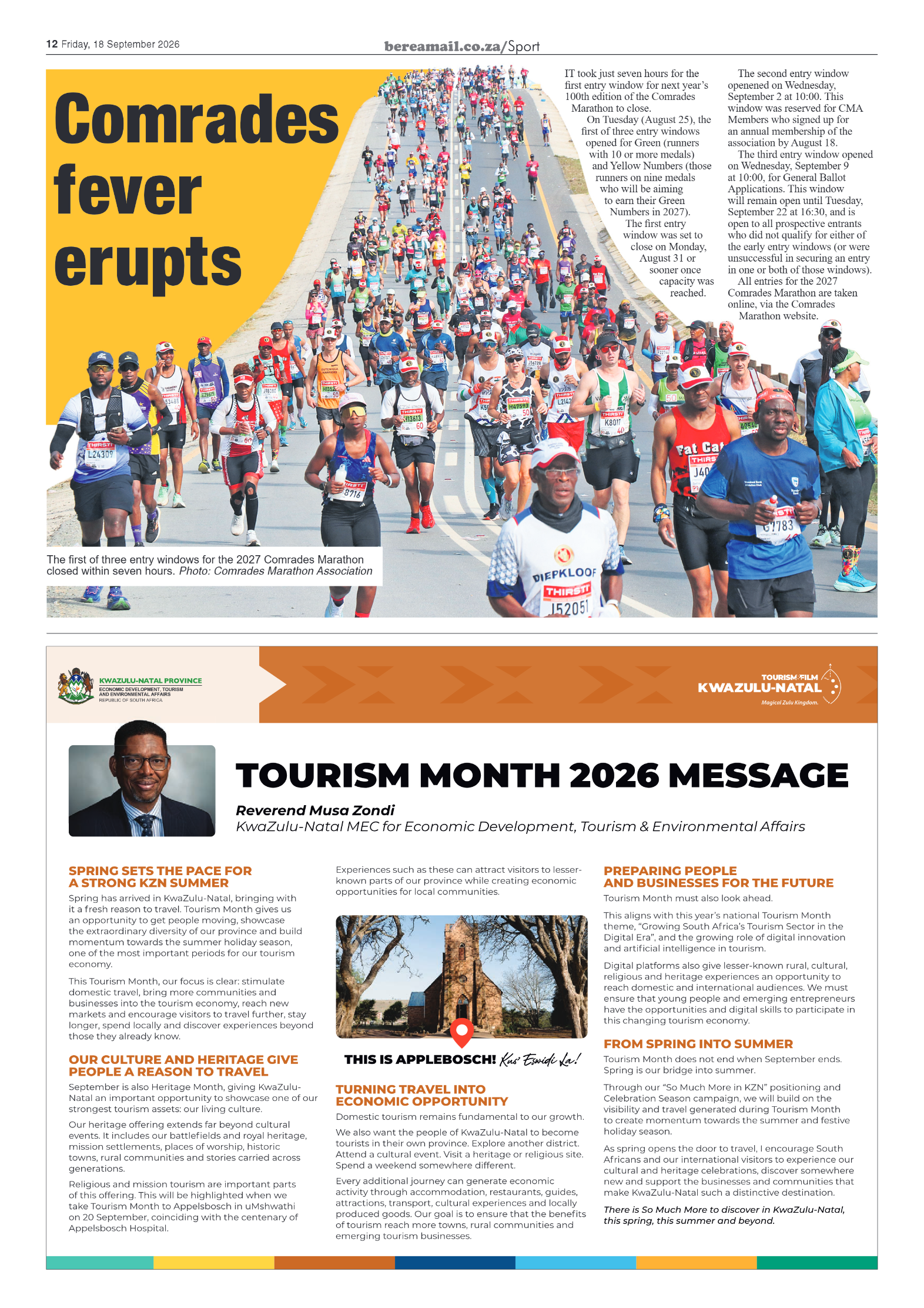 Berea Mail 18 September 2026 page 12