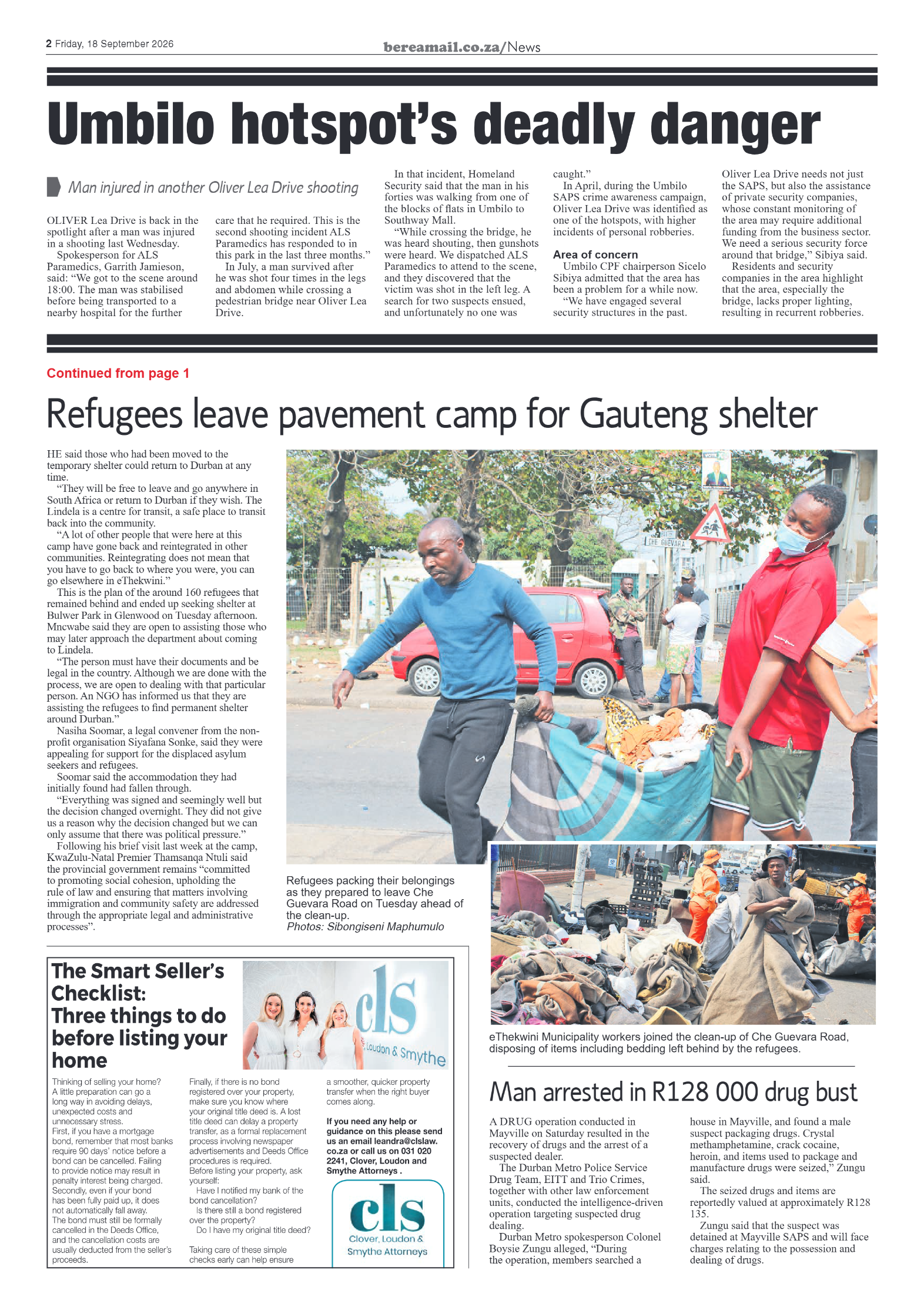 Berea Mail 18 September 2026 page 2