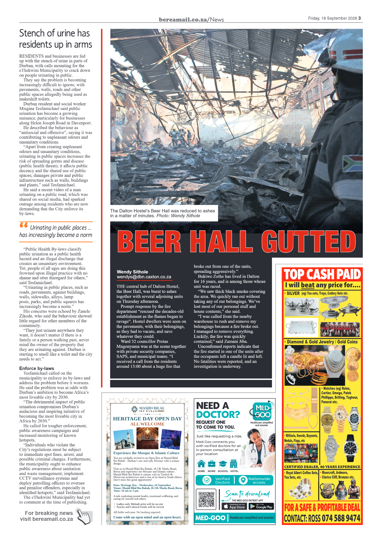 Berea Mail 18 September 2026 page 3