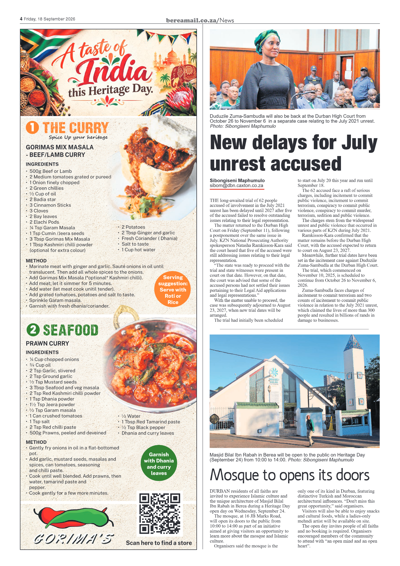 Berea Mail 18 September 2026 page 4