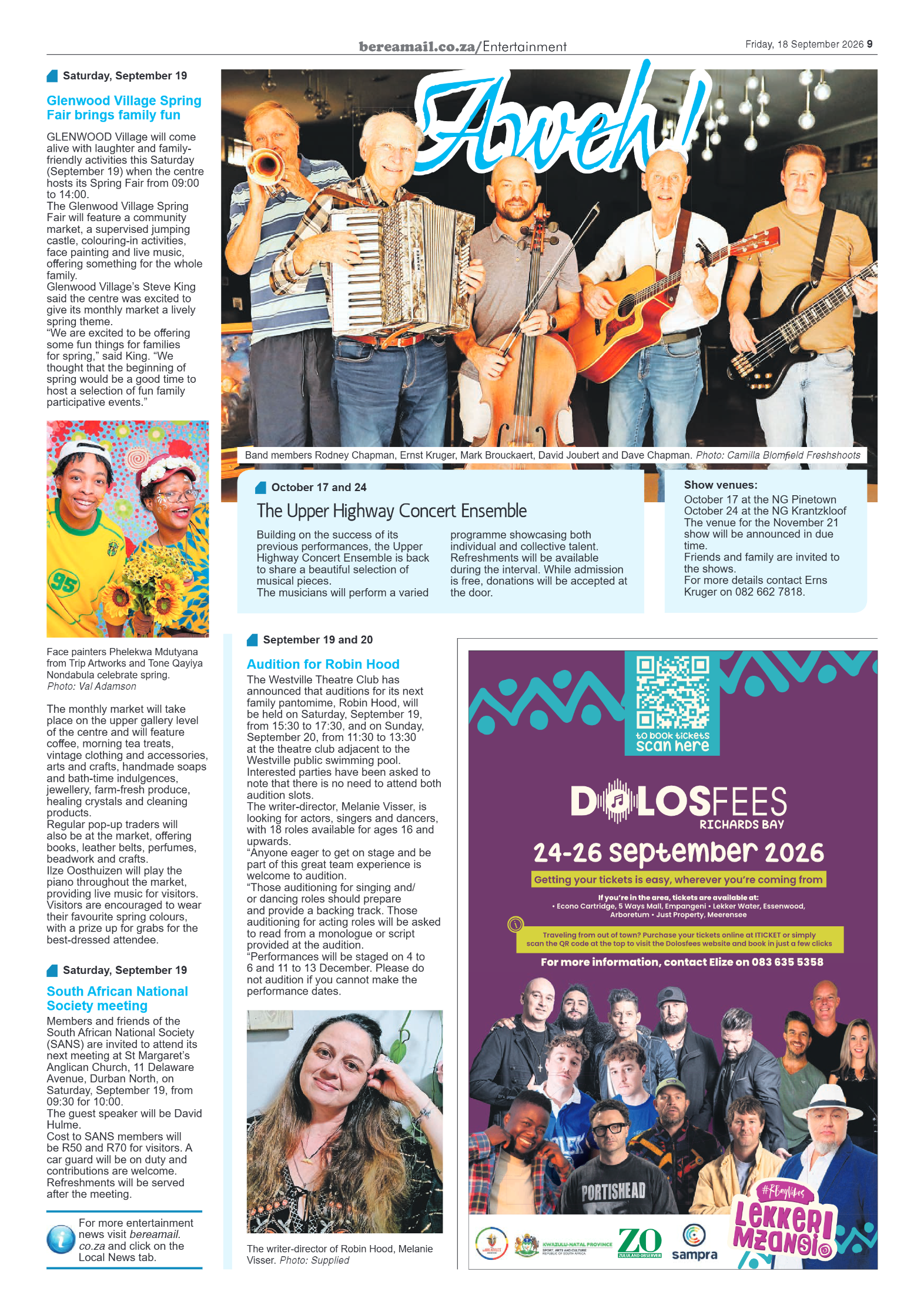 Berea Mail 18 September 2026 page 9