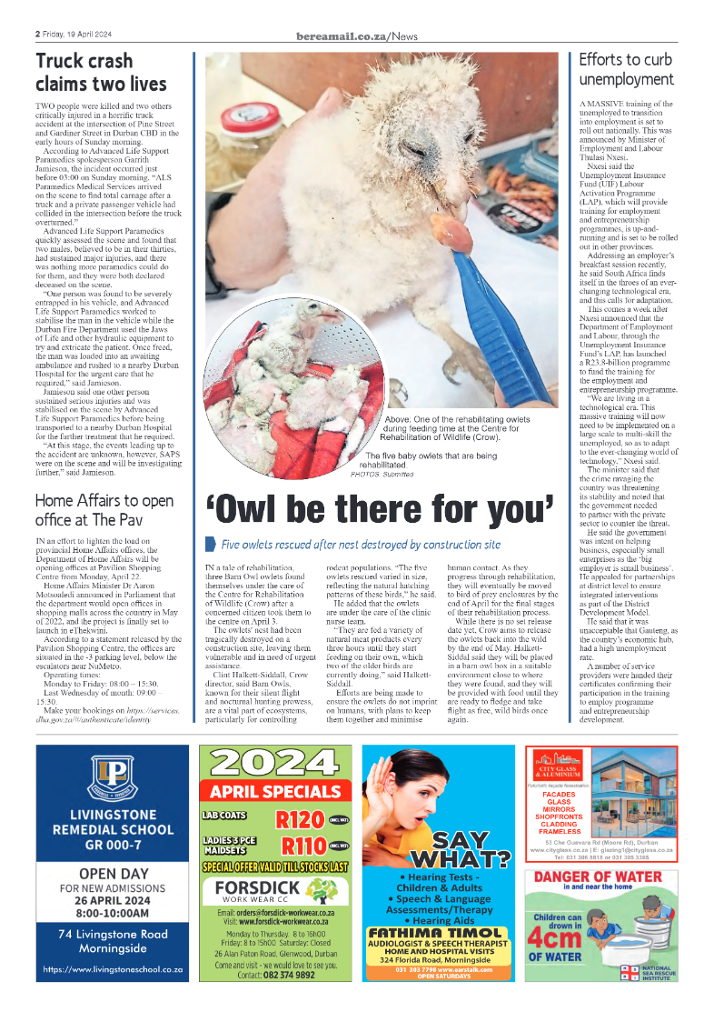 Berea Mail 19 April 2024 page 2