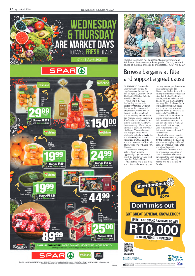 Berea Mail 19 April 2024 page 4