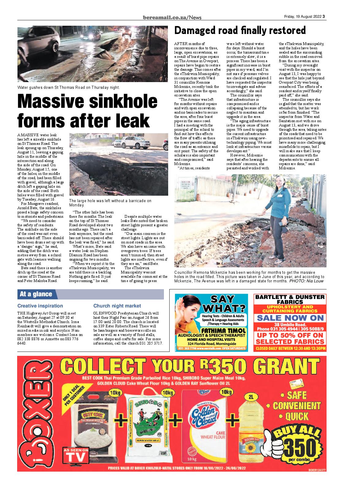 Berea Mail 19 August 2022 page 3