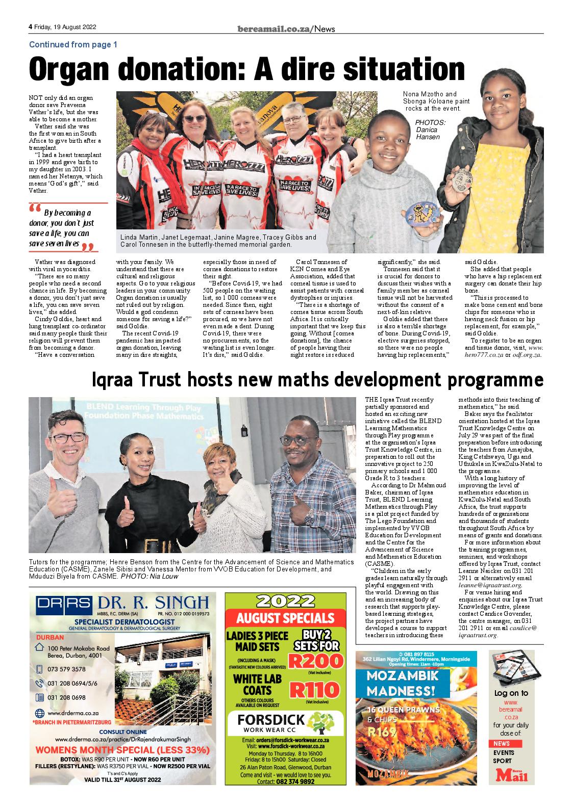 Berea Mail 19 August 2022 page 4