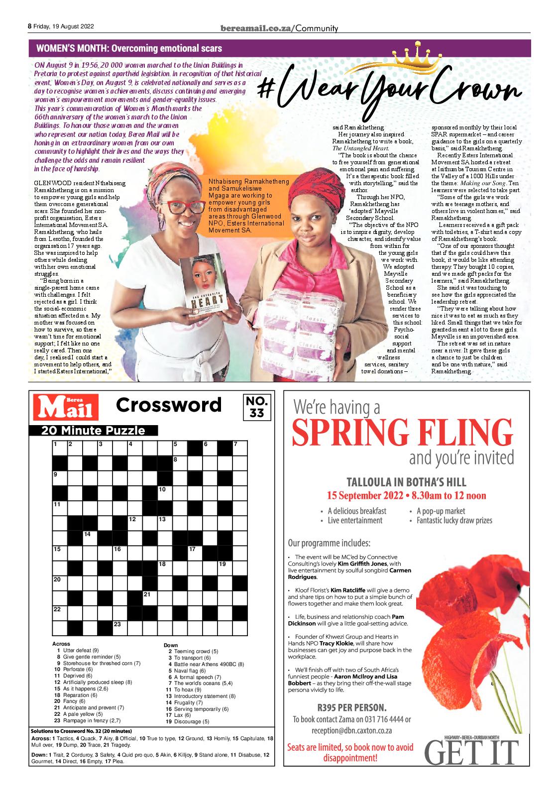 Berea Mail 19 August 2022 page 8