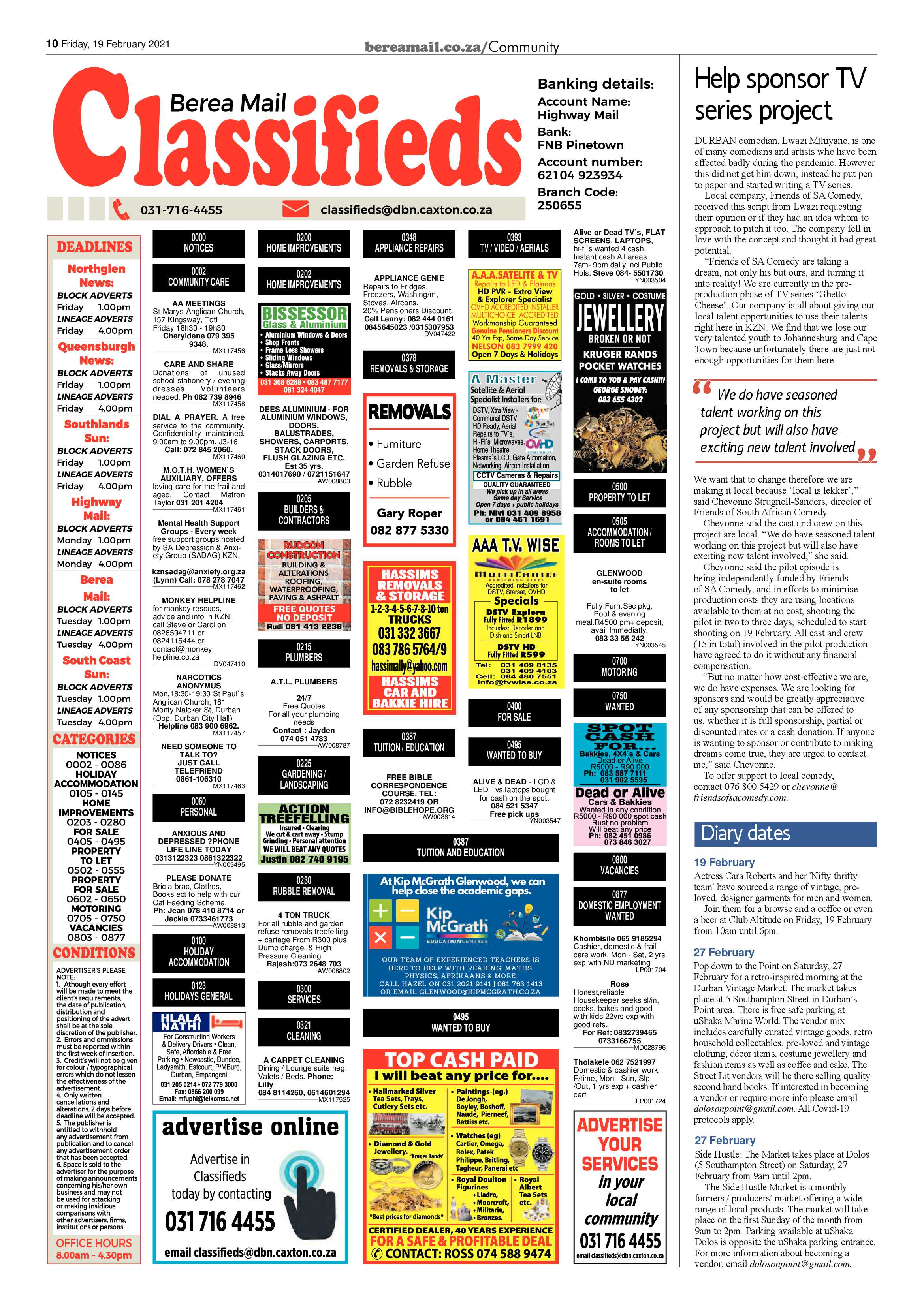 Berea Mail 19 February 2021 page 10