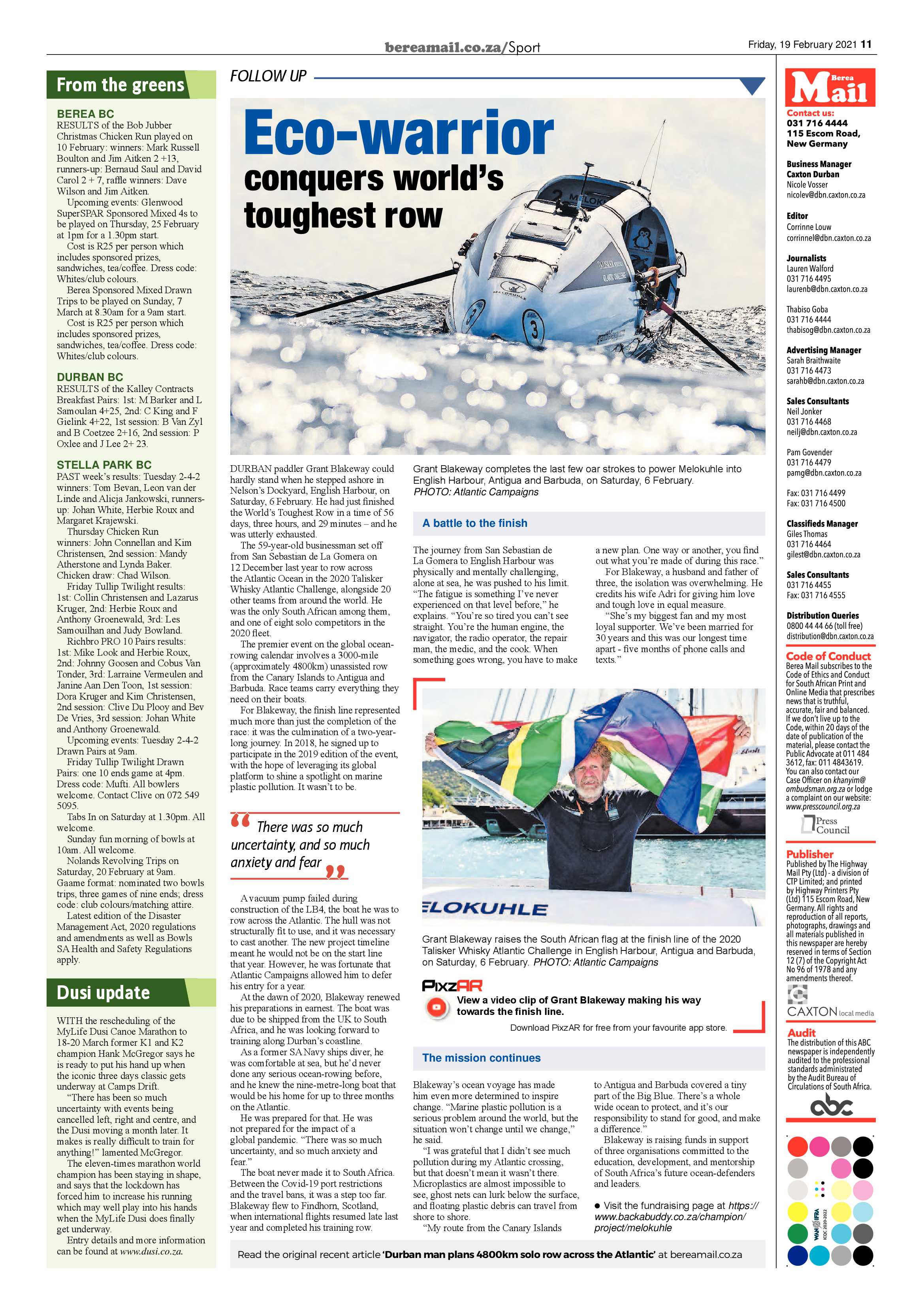 Berea Mail 19 February 2021 page 11