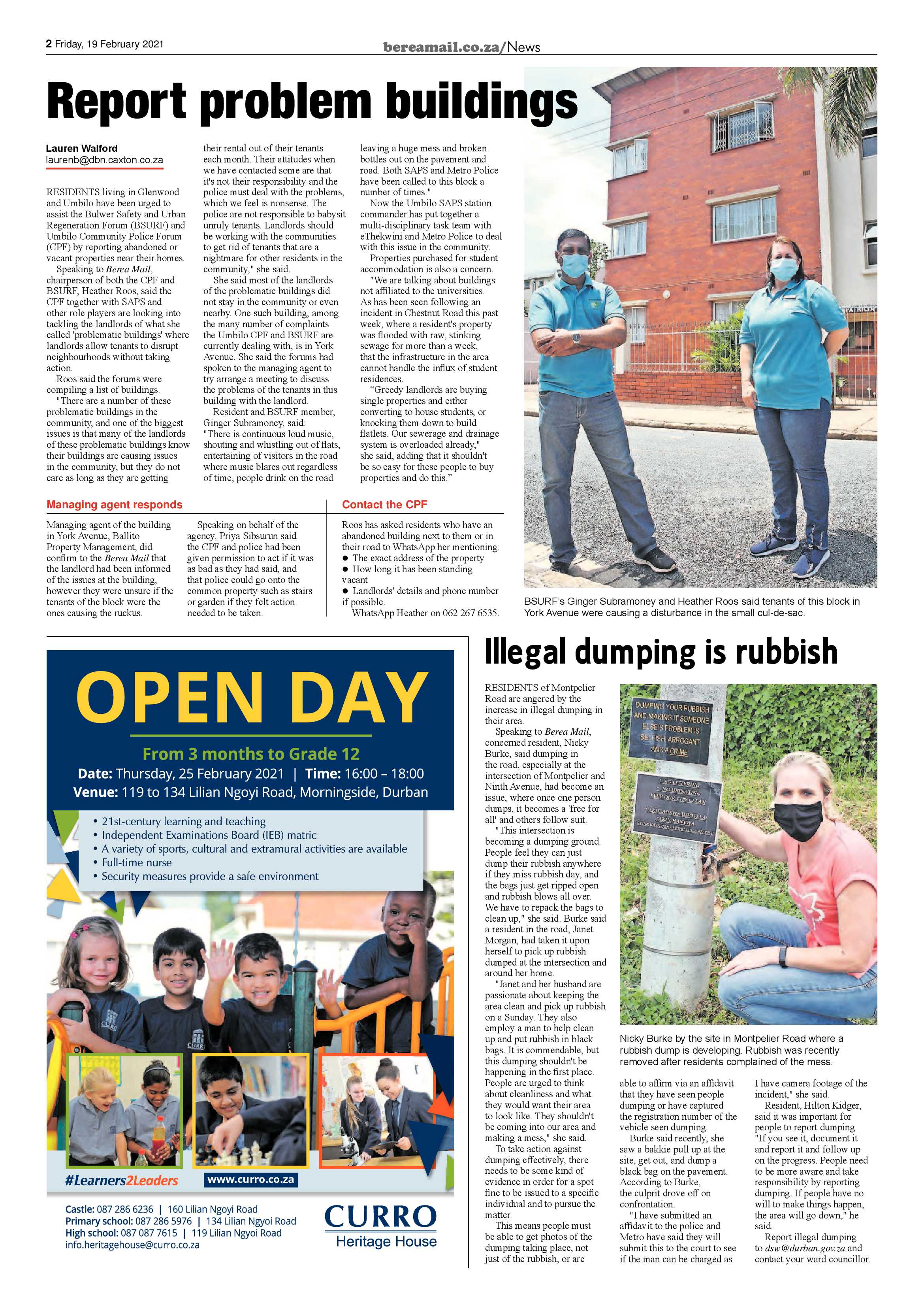 Berea Mail 19 February 2021 page 2