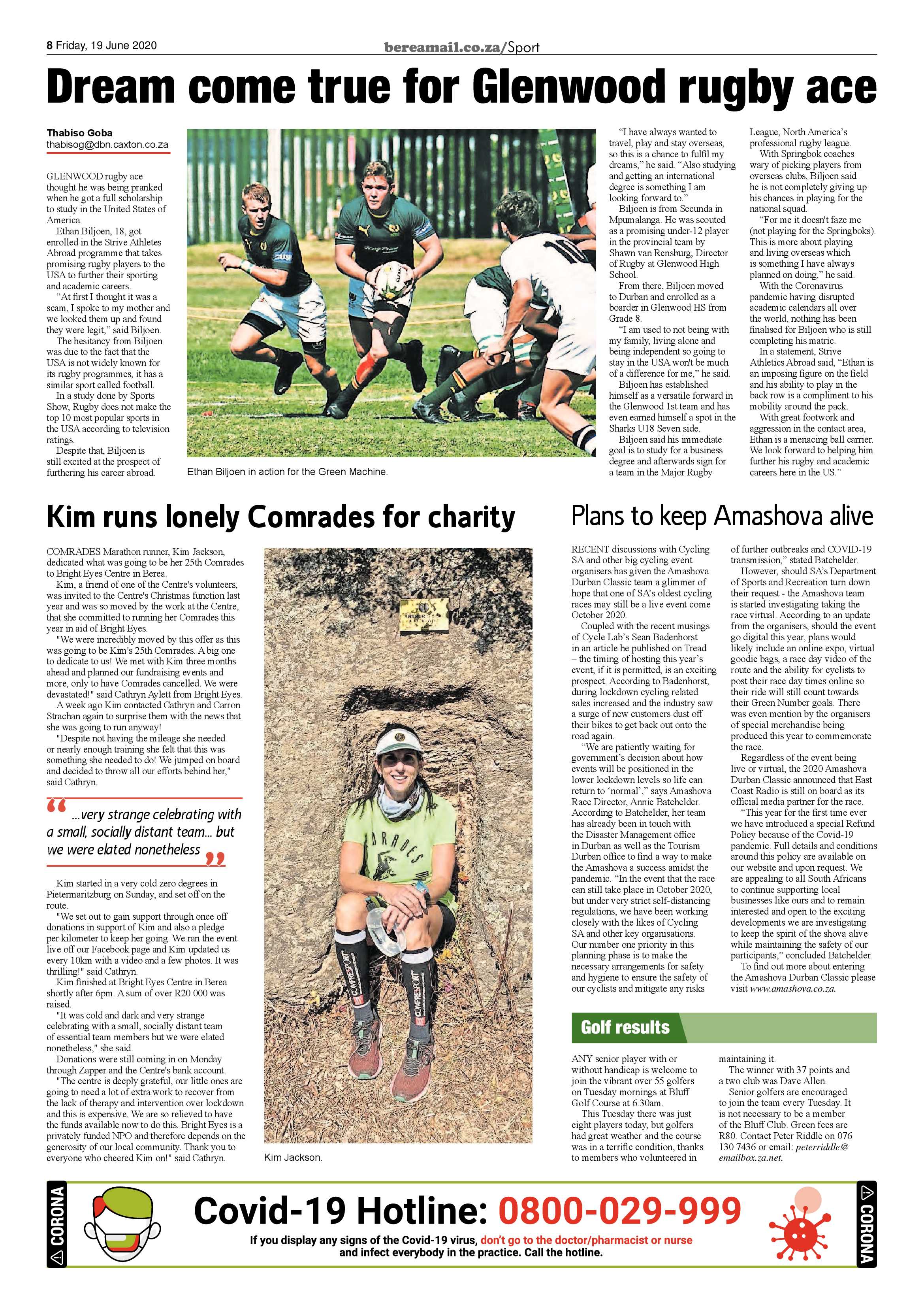 Berea Mail 19 June 2020 page 8