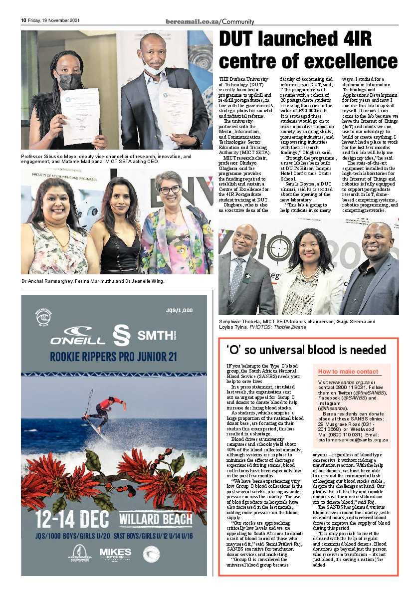 Berea Mail 19 November 2021 page 10