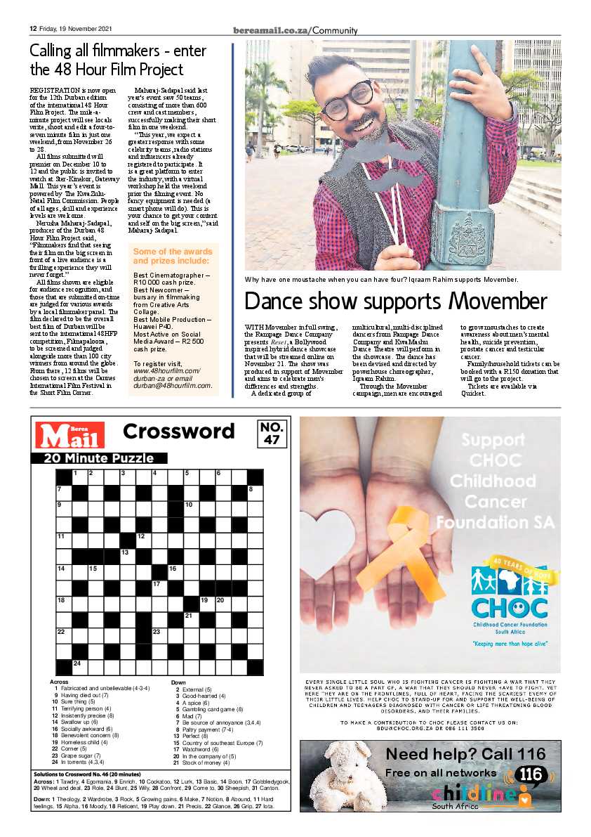 Berea Mail 19 November 2021 page 12