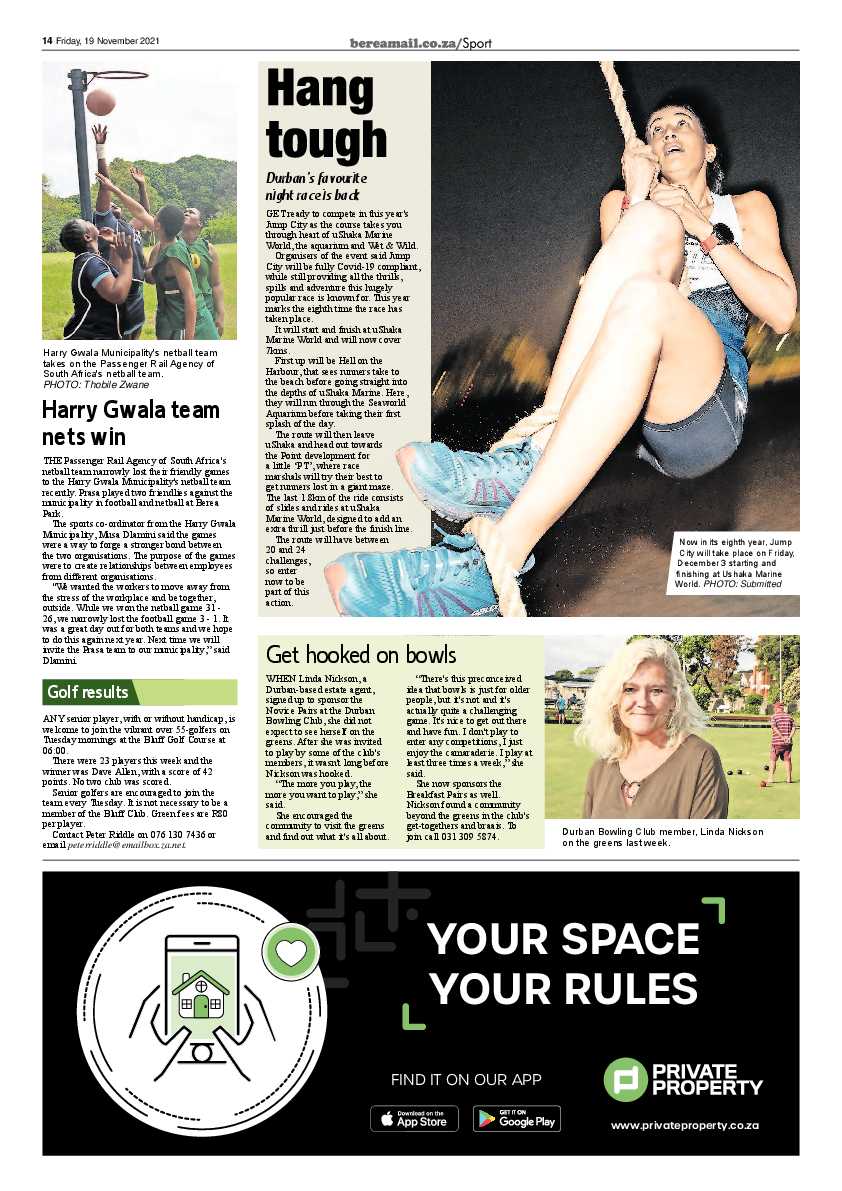 Berea Mail 19 November 2021 page 14