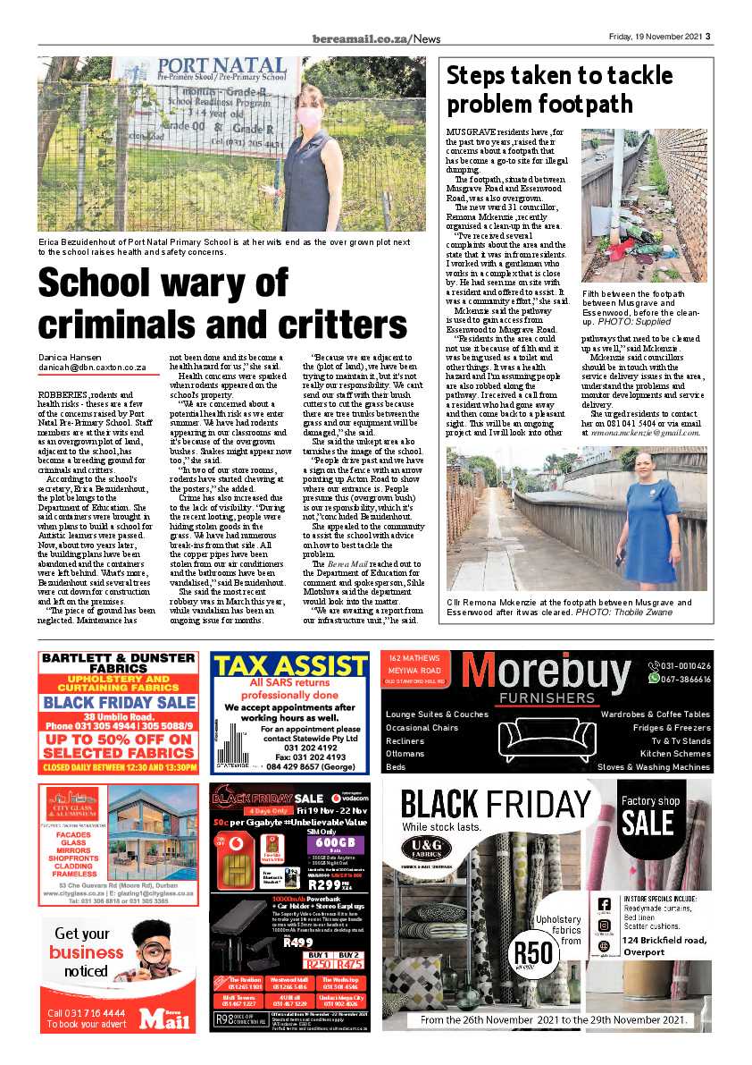 Berea Mail 19 November 2021 page 3