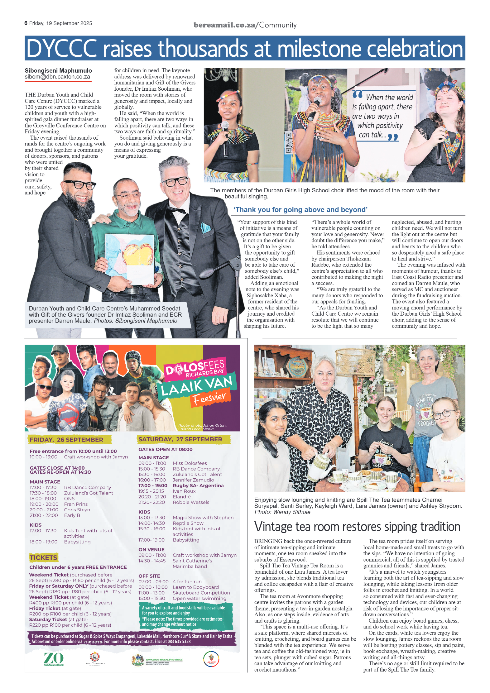Berea Mail 19 September 2025 page 6