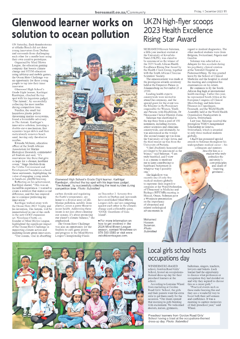 Berea Mail 1 December 2023 page 11