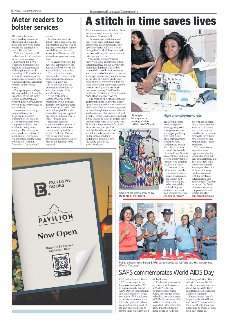 Berea Mail 1 December 2023 page 6
