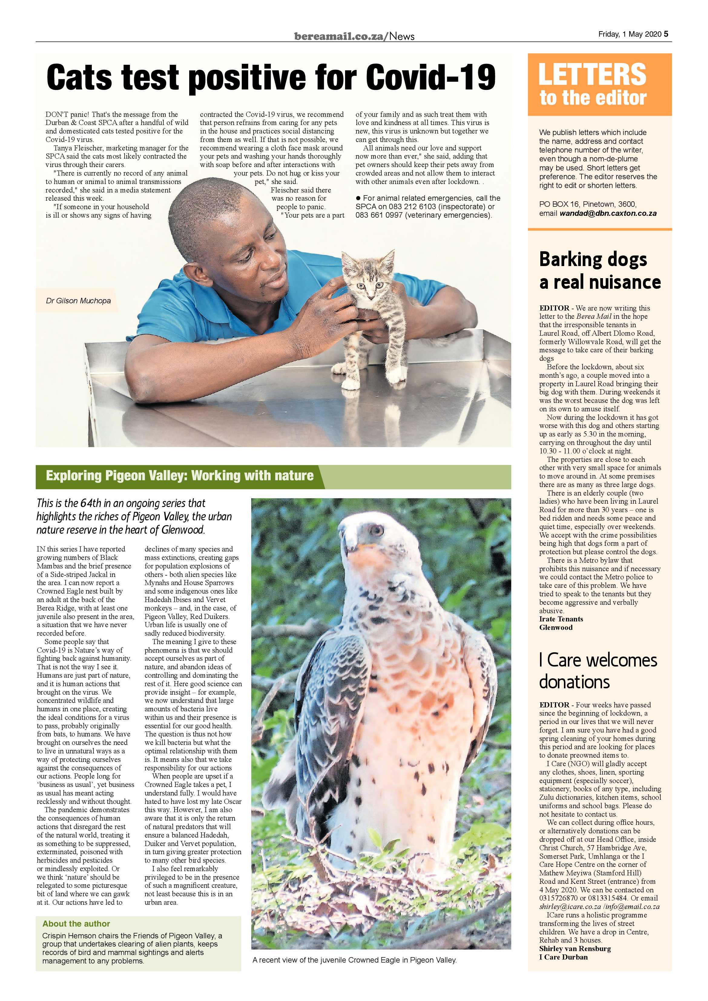 Berea Mail 1 May 2020 page 5