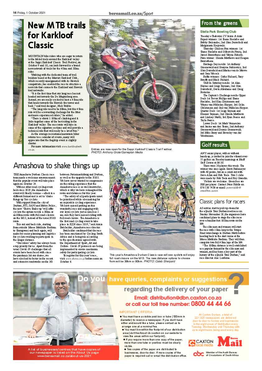 Berea Mail 1 October 2021 page 14