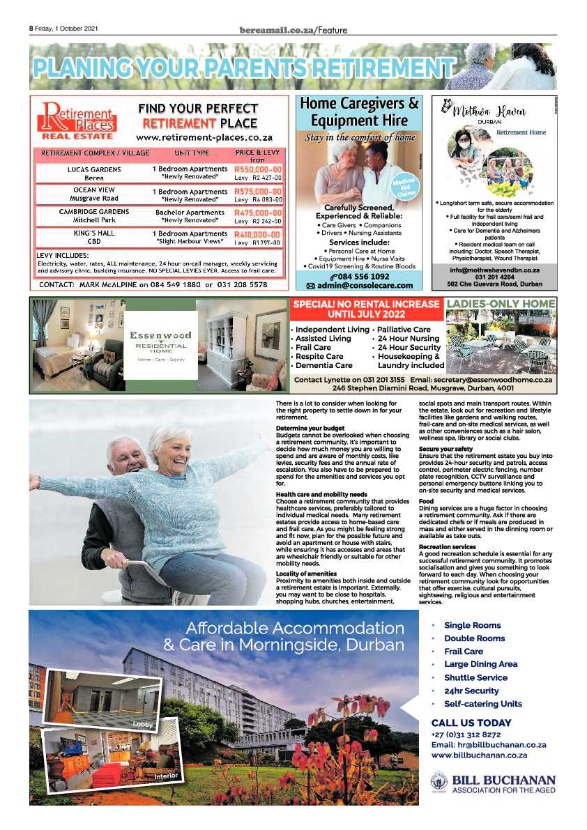 Berea Mail 1 October 2021 page 8
