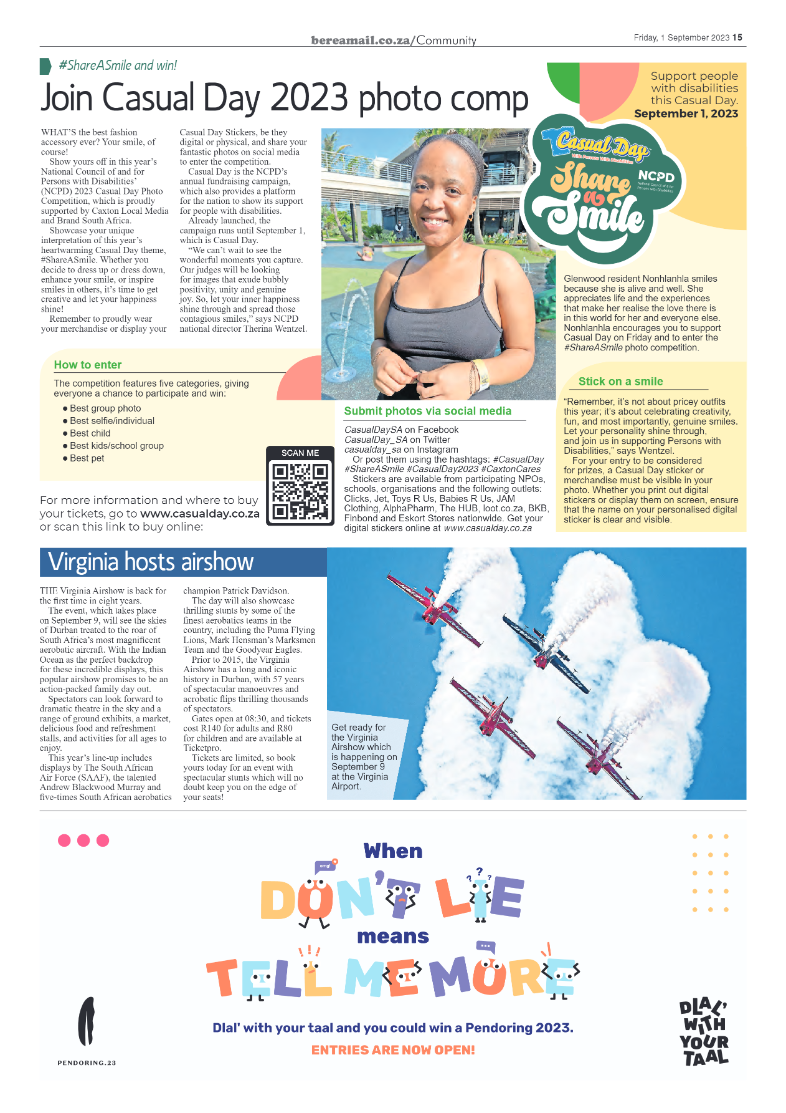 Berea Mail 1 September 2023 page 15