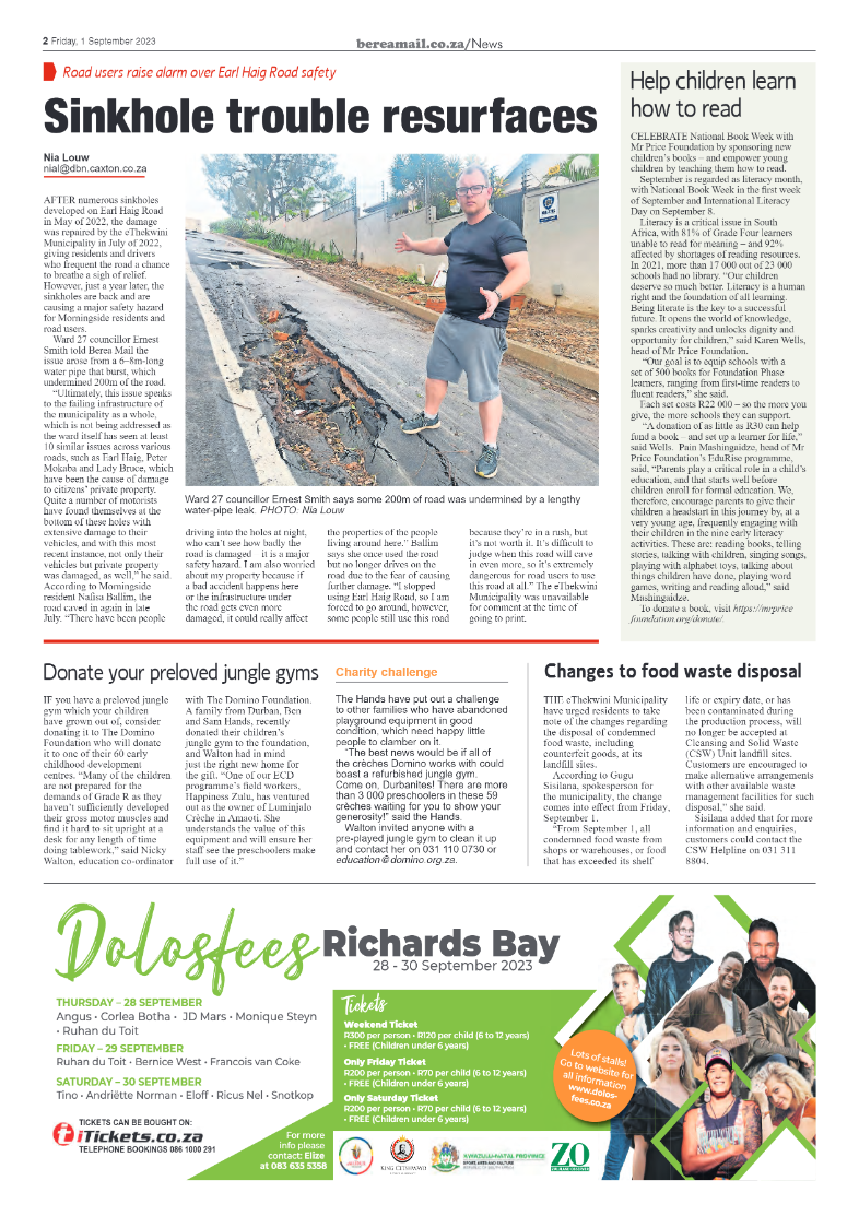 Berea Mail 1 September 2023 page 2
