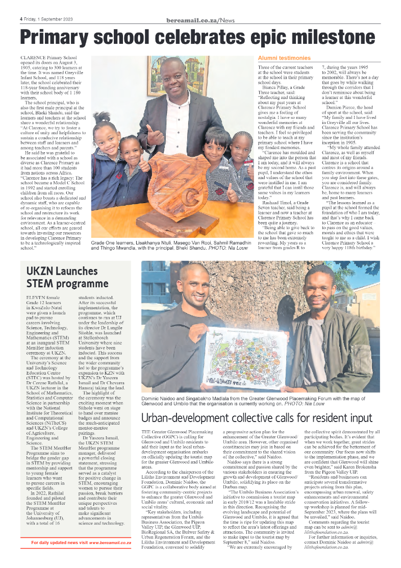 Berea Mail 1 September 2023 page 4