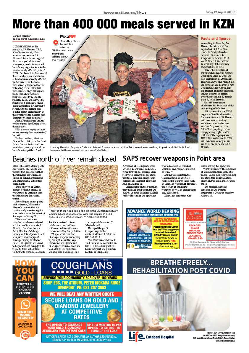 Berea Mail 20 August 2021 page 3