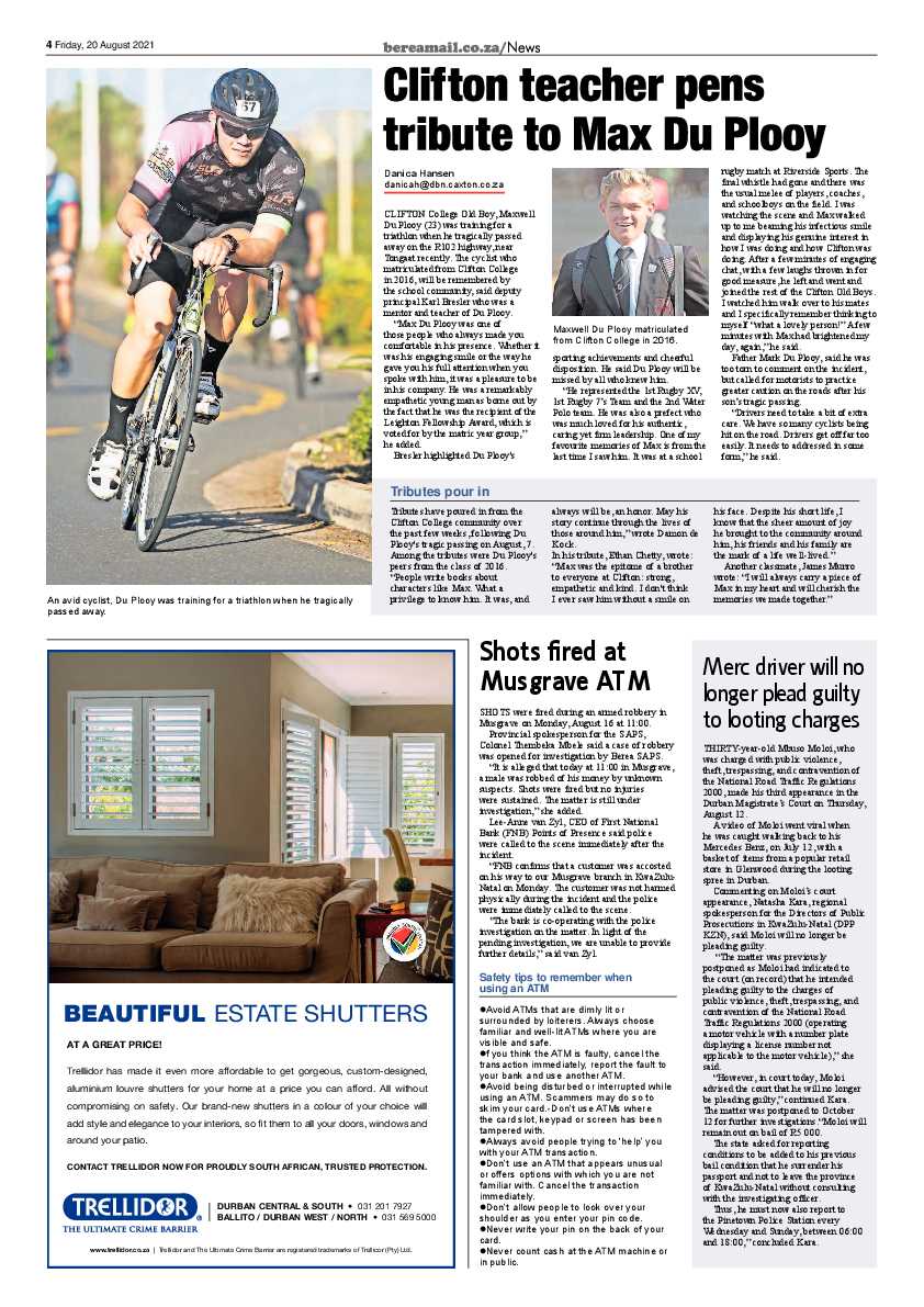 Berea Mail 20 August 2021 page 4